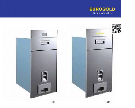 Thùng gạo gương nút nhấn B302 – Eurogold