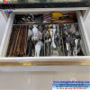 Khay đựng muỗng nĩa ngăn kéo tủ bếp inox 304